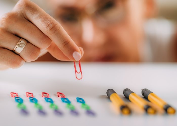 OCD or obsessive compulsive disorder concept